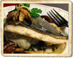 Trout With Mushroom Sauce